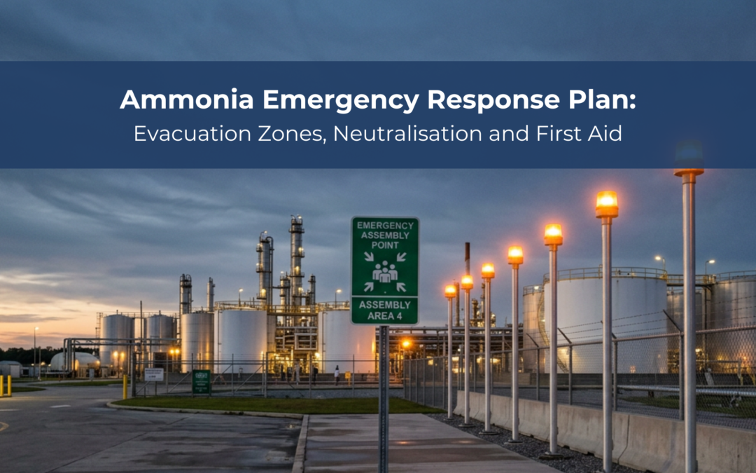 Ammonia Emergency Response Plan: Evacuation Zones, Neutralisation and First Aid